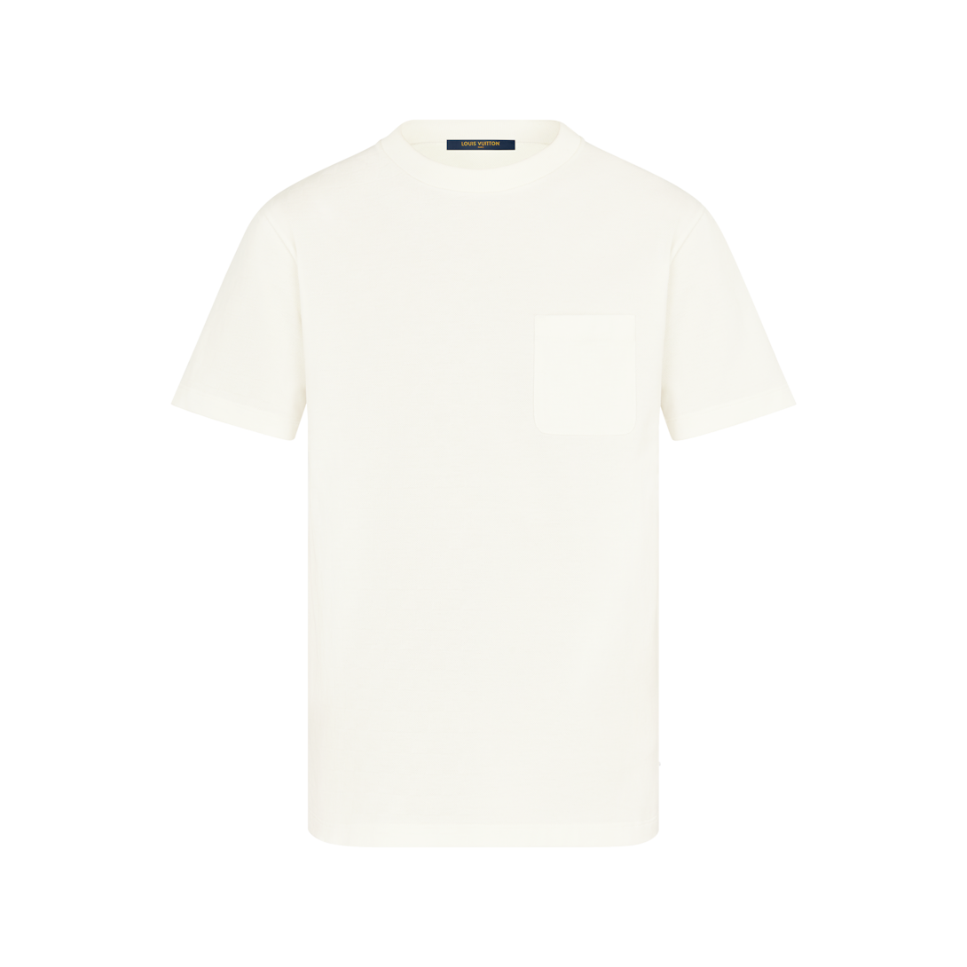Louis Vuitton Tシャツ ホワイト Camiseta com Bolso Half Damier - Ready-to-Wear | LOUIS VUITTON ®